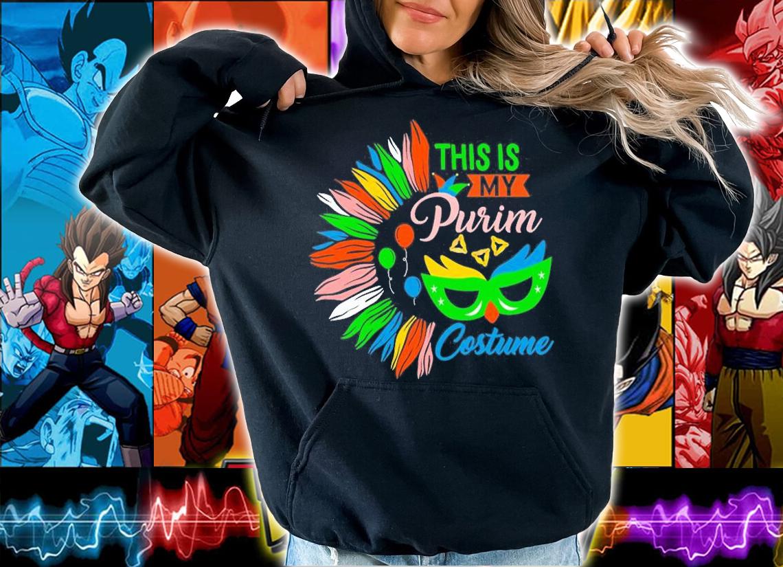 This Is My Purim Costume, Adult Mardi Gras Tee T-Shirt hoodie