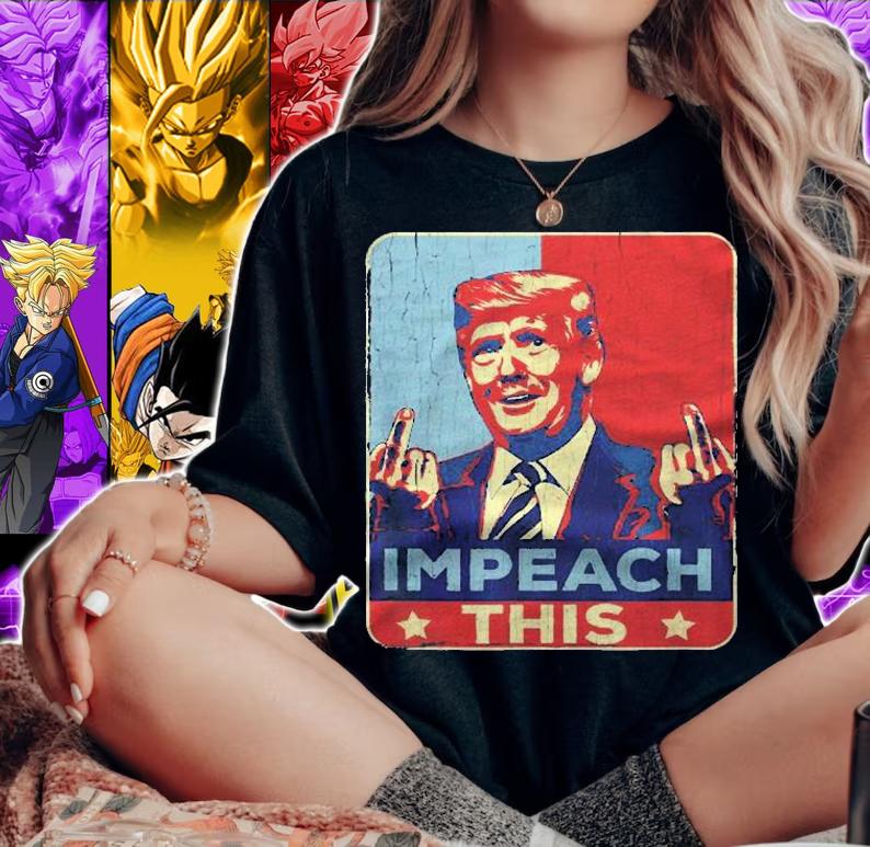 Vintage Funny Trump Impeach This Pro Trump Shirt