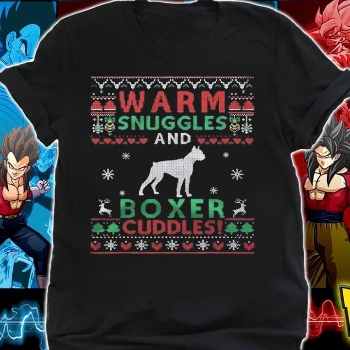 Christmas Boxer Dog Ugly Sweater Style Shirt shirt