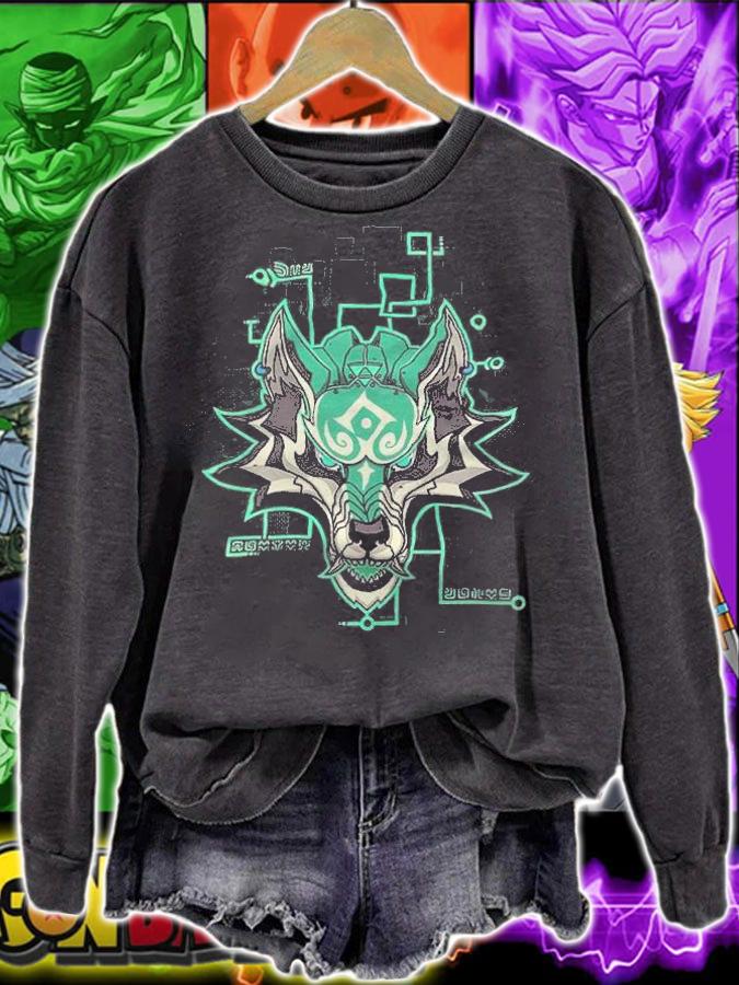 CyberWolf Hero Black Shirt