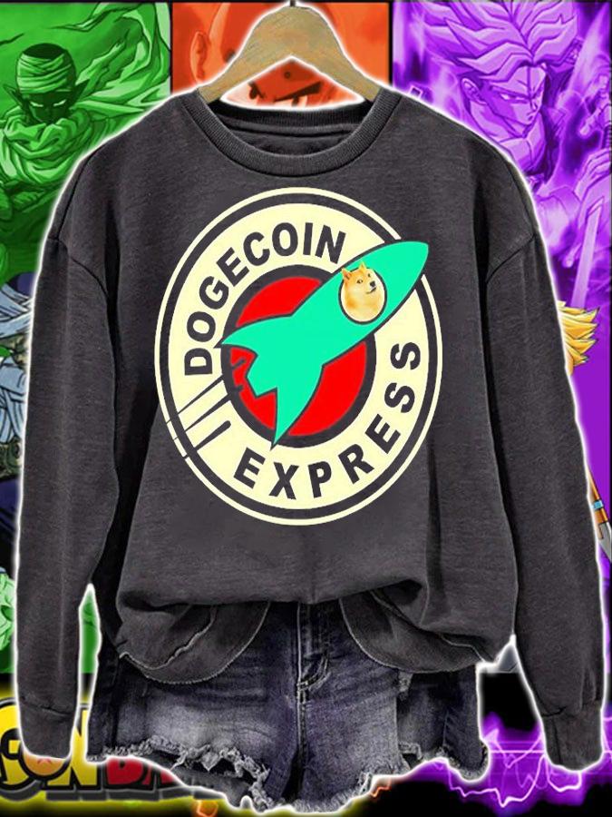 Dogecoin Express Planet Express Mashup T-Shirt