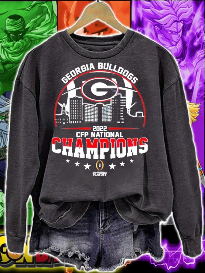 Georgia Bulldogs 2022 CFP National Champions NCAA Football Shirt