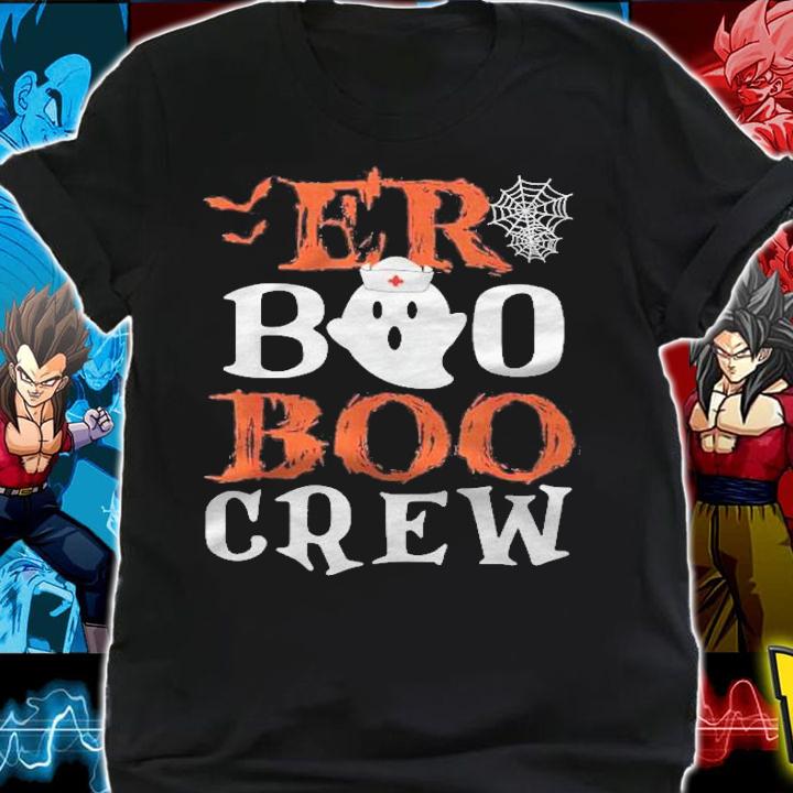 Halloween Er Costume Women Men Er Boo Boo Crew Nurse Ghost T-shirt shirt