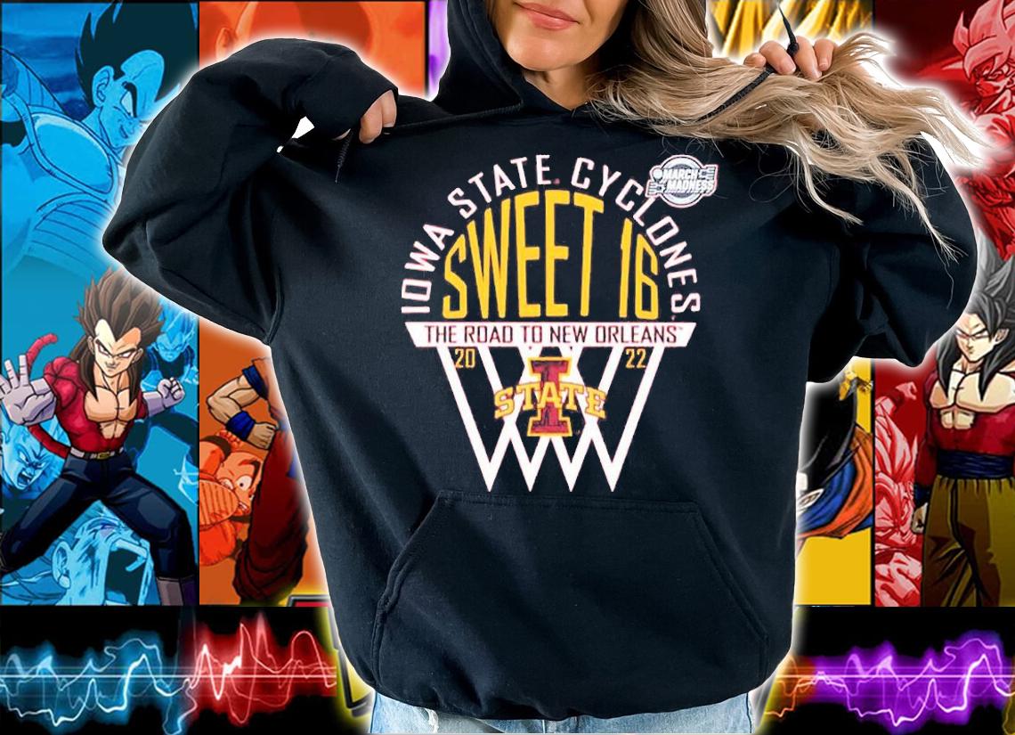 Iowa State Cyclones Sweet 16 The Road To New Orleans 2022 T-Shirt