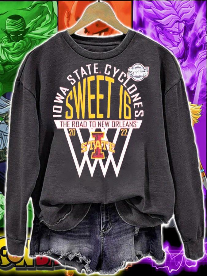 Iowa State Cyclones Sweet 16 The Road To New Orleans 2022 T-Shirt