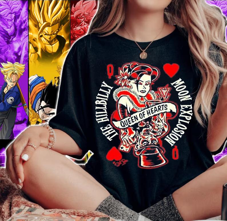 The Hillbilly Moon Explosion Queen Of Hearts Shirt