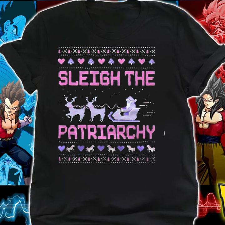 Ugly Sleigh The Patriarchy Christmas T-shirt shirt