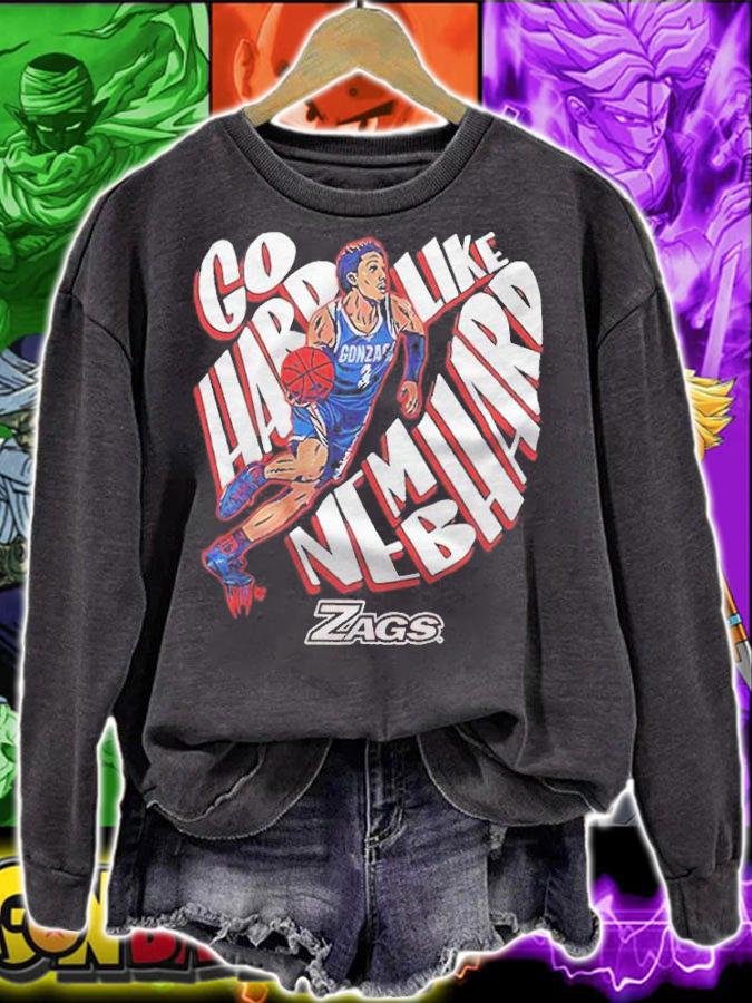 Go Hard Like Nembhard Gonzaga Zags T-shirt sweatshirt