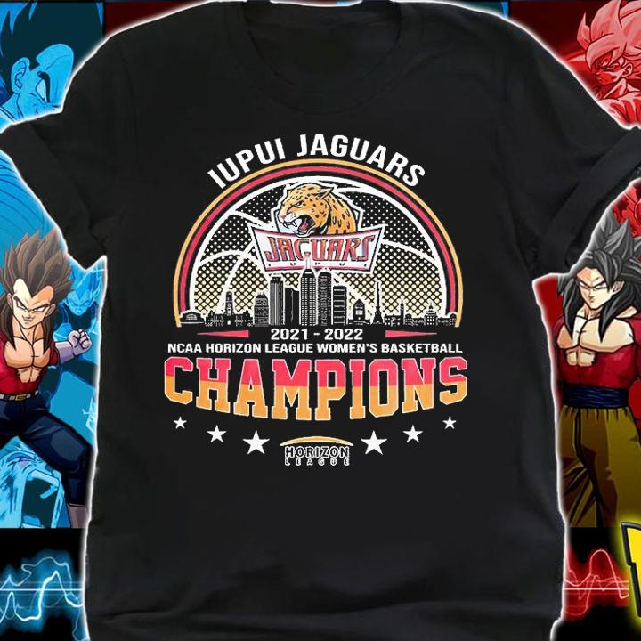 IUPUI Jaguars 2022 NCAA Horizon League Women's Basketball Champions T-Shirt