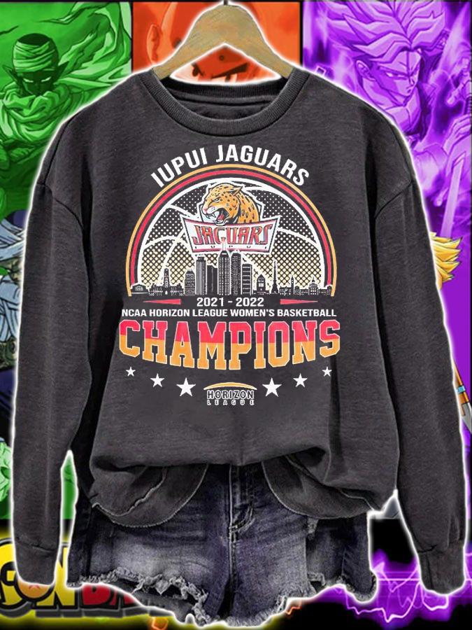 IUPUI Jaguars 2022 NCAA Horizon League Women's Basketball Champions T-Shirt