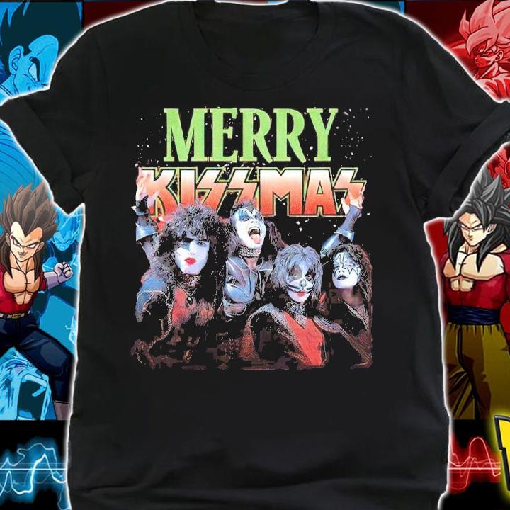 Merry Kissmas Red Heather Slim Fit T-Shirt