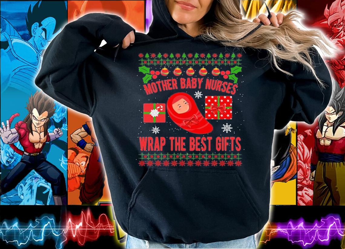 Mother Baby Nurses Wrap The Best Gifts Christmas T-Shirt