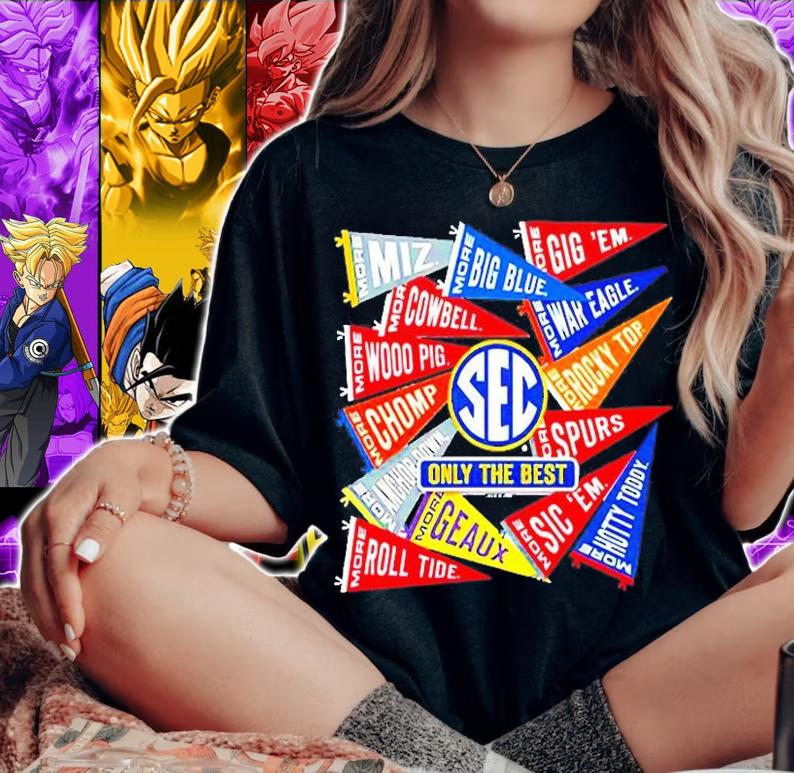 New World Graphics Mens Sec More Pennants T-Shirt