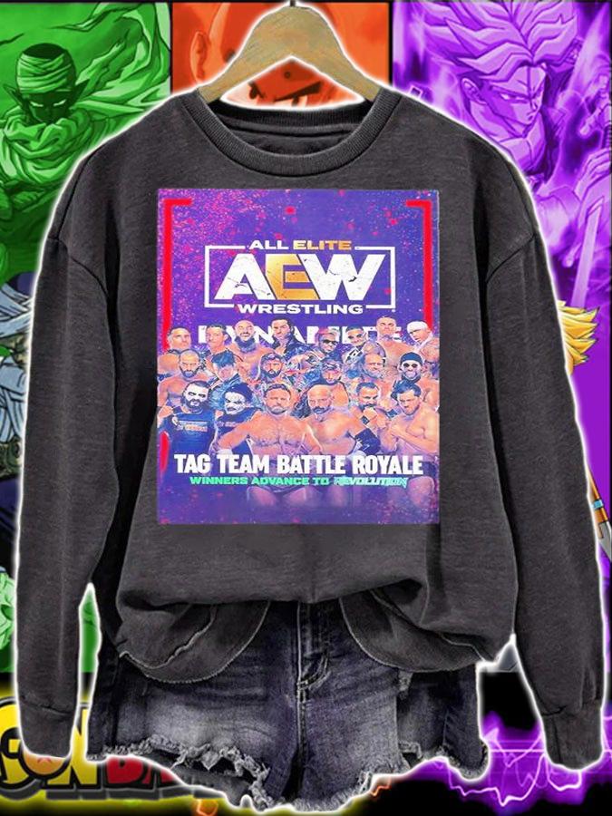 Tag Team Battle Royale Winner Advance To Revolution AEW T-Shirt