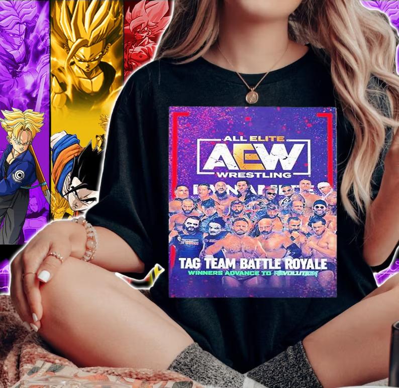 Tag Team Battle Royale Winner Advance To Revolution AEW T-Shirt
