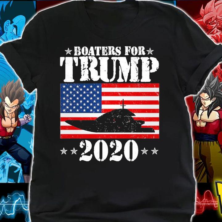 Boaters For Trump USA Boat Flag 2020 T-Shirt