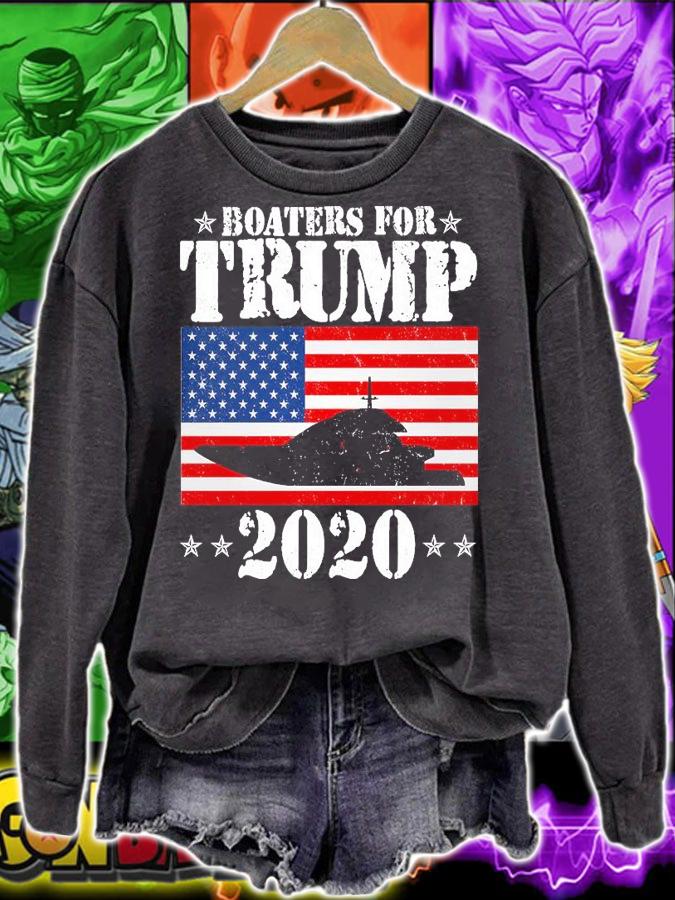 Boaters For Trump USA Boat Flag 2020 T-Shirt