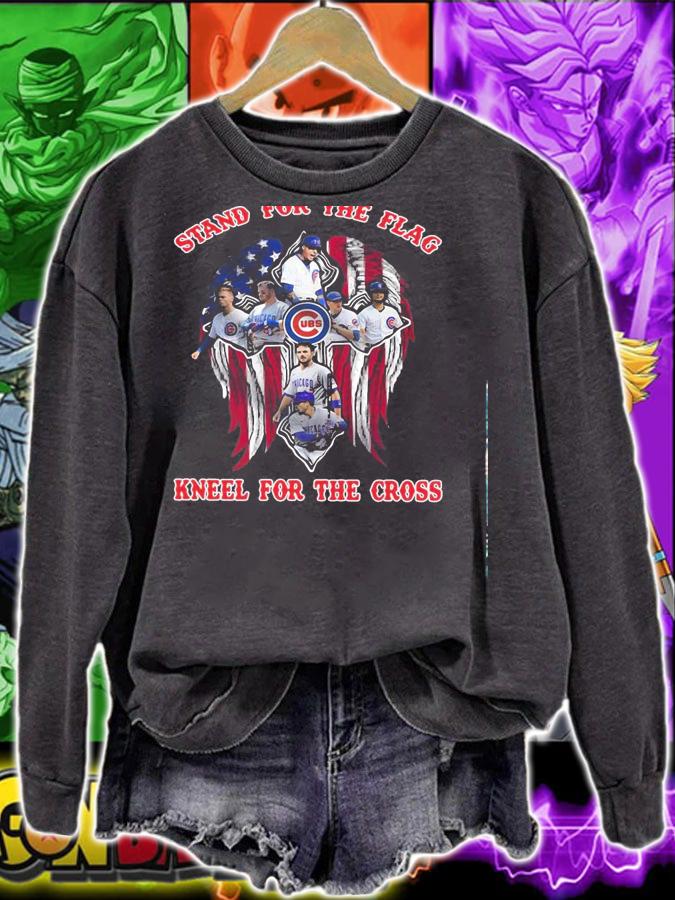 Chicago Cubs stand for the flag kneel for the cross shirt sweatshirt