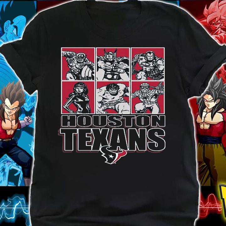 Houston Texans Disney Marvel Avengers Line-Up shirt shirt