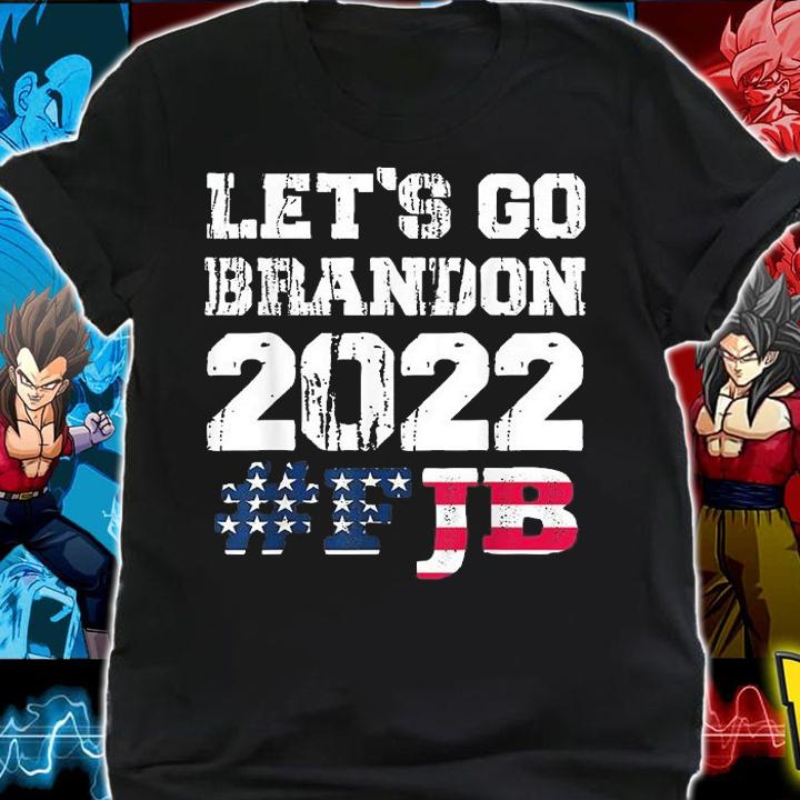 Let's Go Brandon Tee Conservative Anti Liberal US Flag 2022 FJB T-Shirt shirt