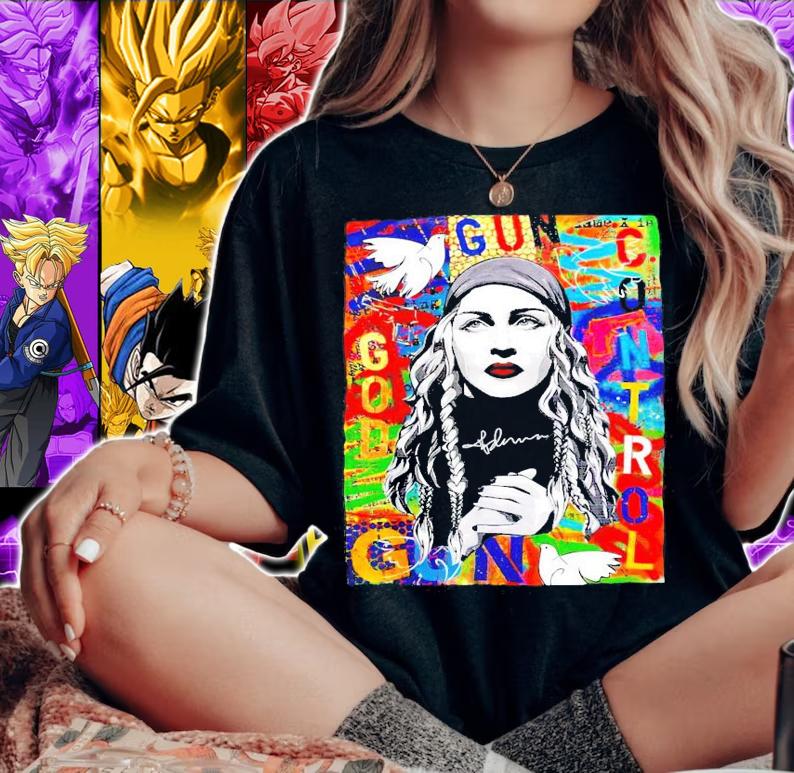 Madonnas retro art pop legend 80s shirt woman shirt