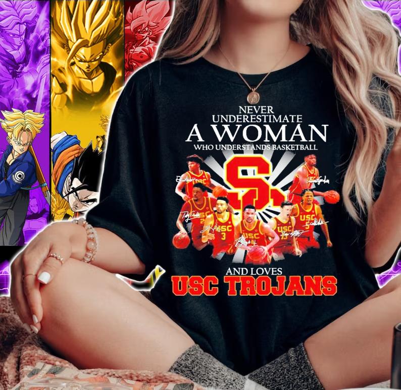 Never underestimate a woman who understands basketball and loves USC Trojans shirt-standard-scale-4_00x
