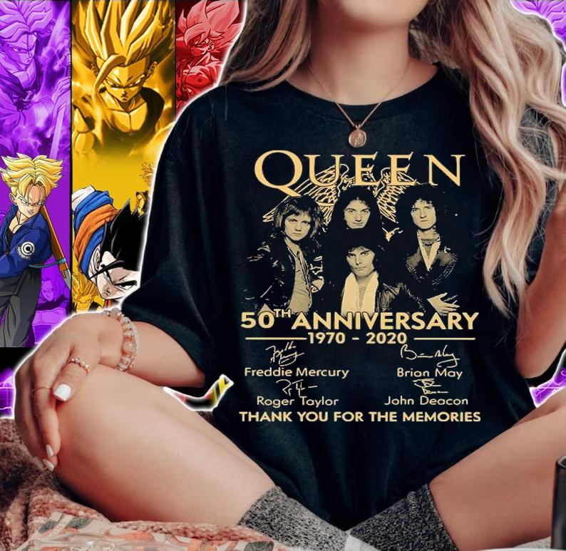 Queen Band Rock and Roll 1970-2020 shirt