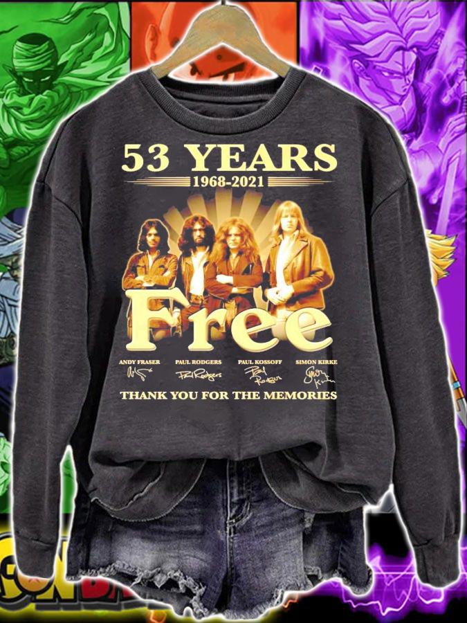 53 years 1968-2021 Free signature thank you for the memories shirt-standard-scale-4_00x