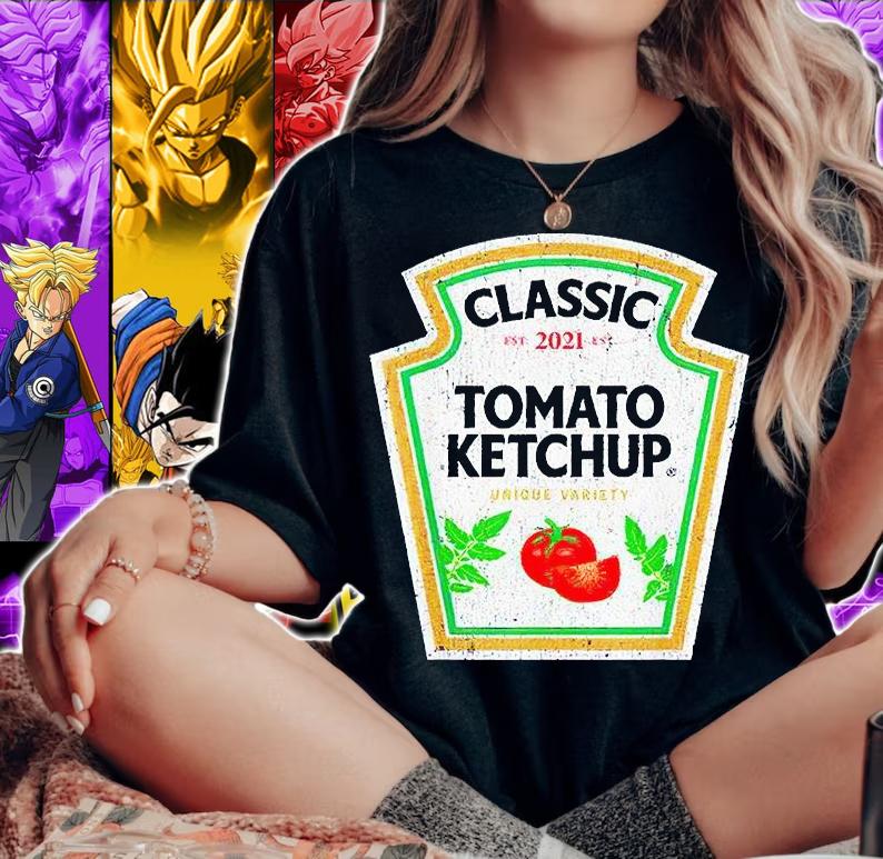 Classic Tomato ketchup urique variety est 2021 Halloween T-shirt woman shirt