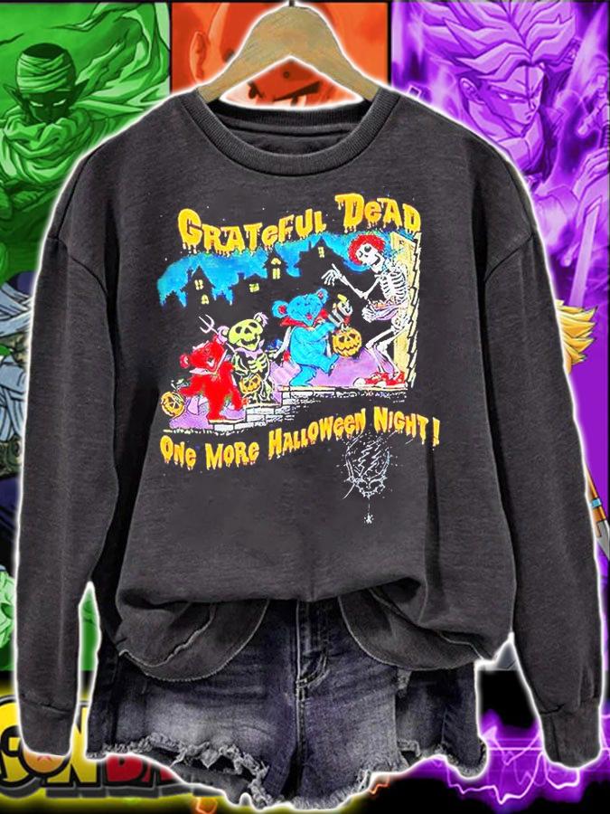 Grateful Dead one more Halloween night T-shirt sweatshirt