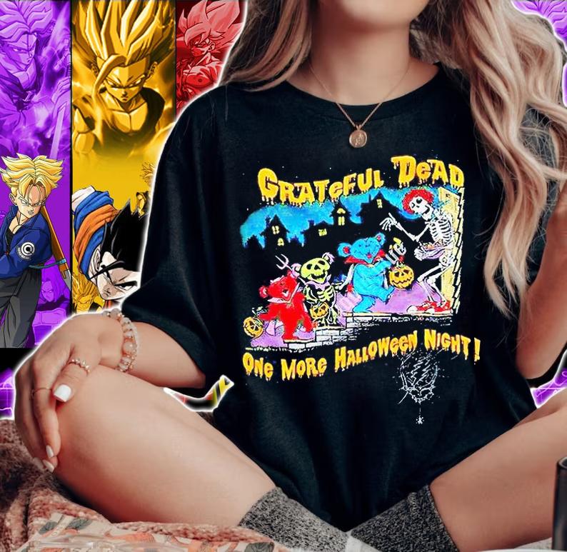 Grateful Dead one more Halloween night T-shirt woman shirt