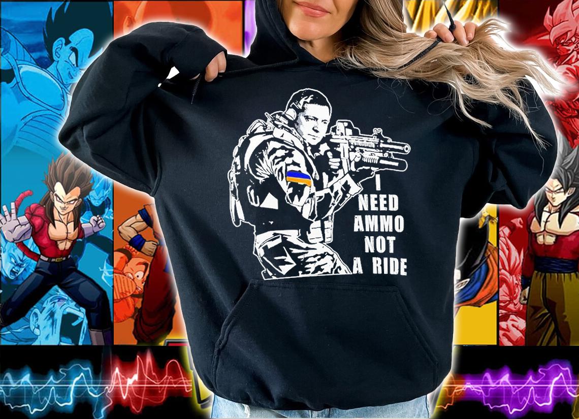 I Need Ammo Not A Ride Zelensky Illia Ponomarenko T-Shirt