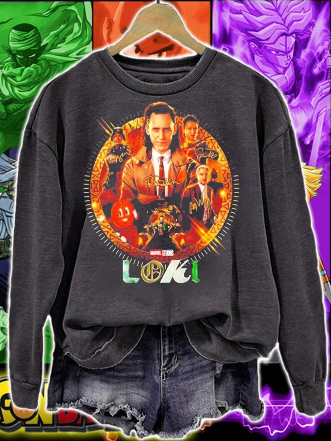 Loki Marvel signature shirt sweatshirt