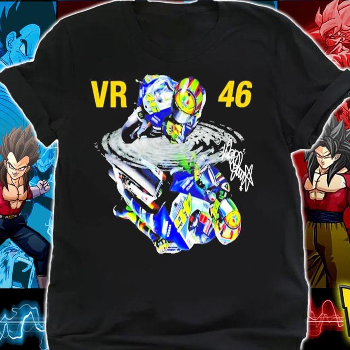 Reflection Water Mirror Valentino Rossi 46 signature t-shirt