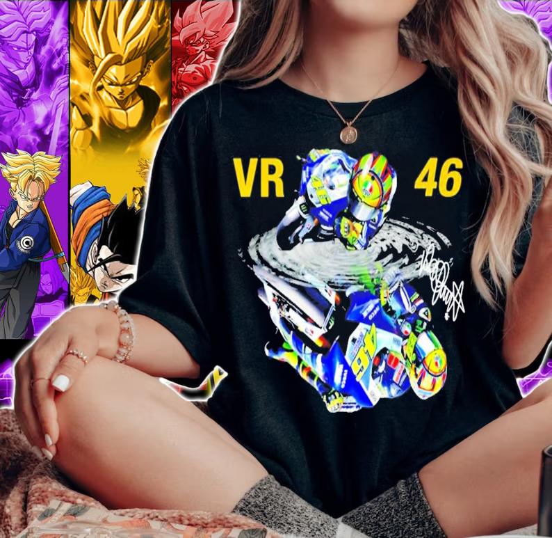 Reflection Water Mirror Valentino Rossi 46 signature t-shirt