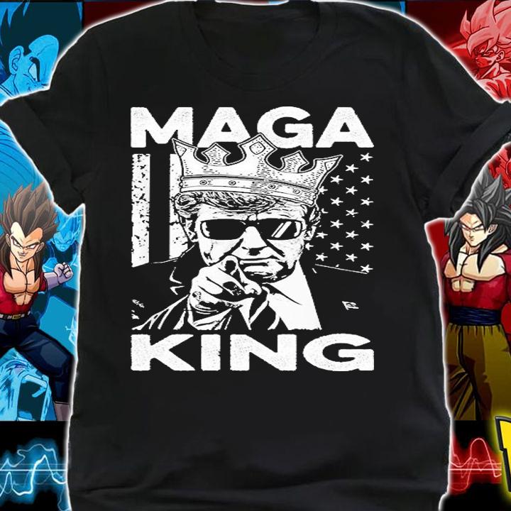 Ultra Maga US Flag, Donald Trump The Great Maga King T-Shirt shirt