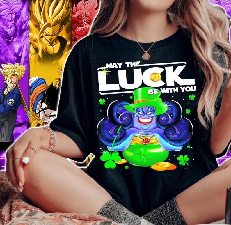 Ursula may the luck be with you St. Patrick's Day Star Wars t-shirt