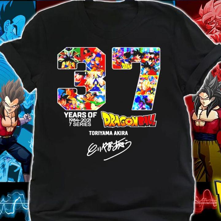 37 years of 1984-2021 7 series Dragon Toriyama Akira shirt shirt