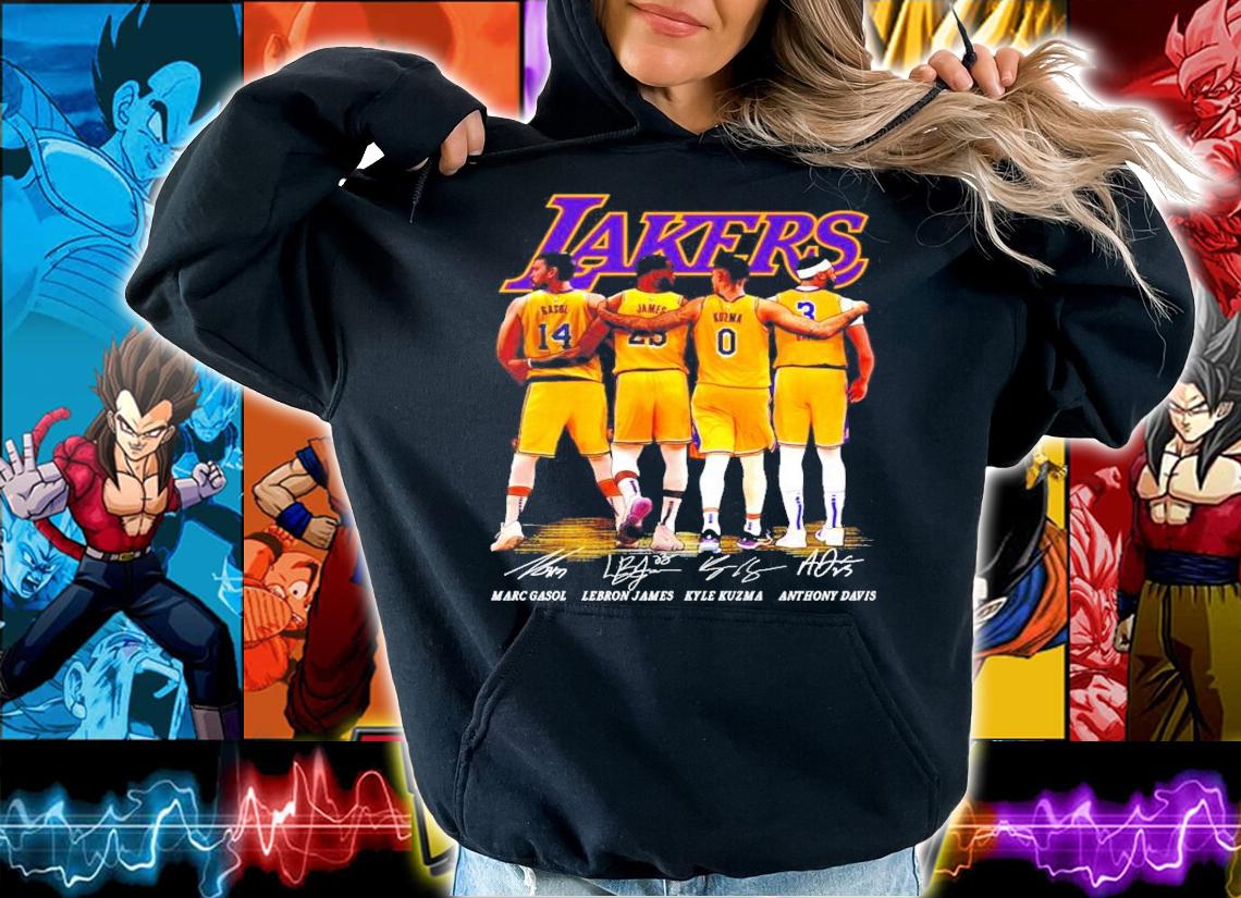 Lakers Marc Gasol Lebron James Kyle Kuzma Anthony Davis t-shirt hoodie