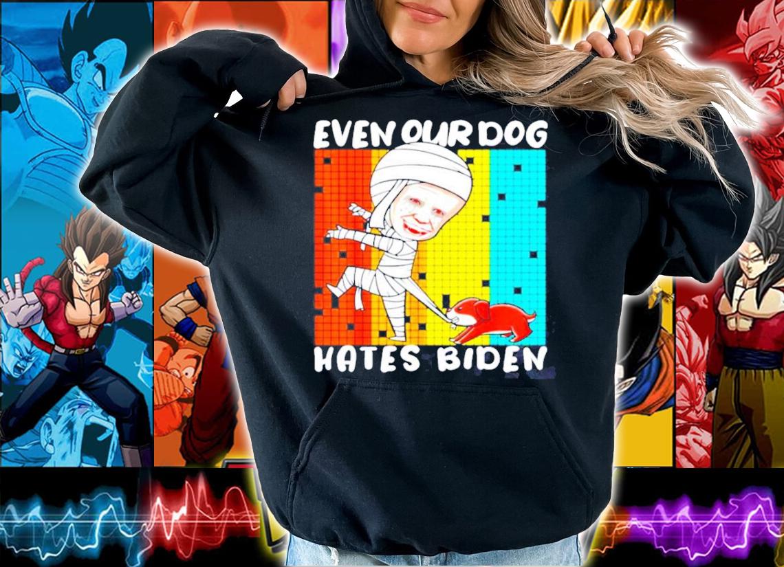 Our Dog Hates Biden Funny Anti Government Halloween shirt hoodie