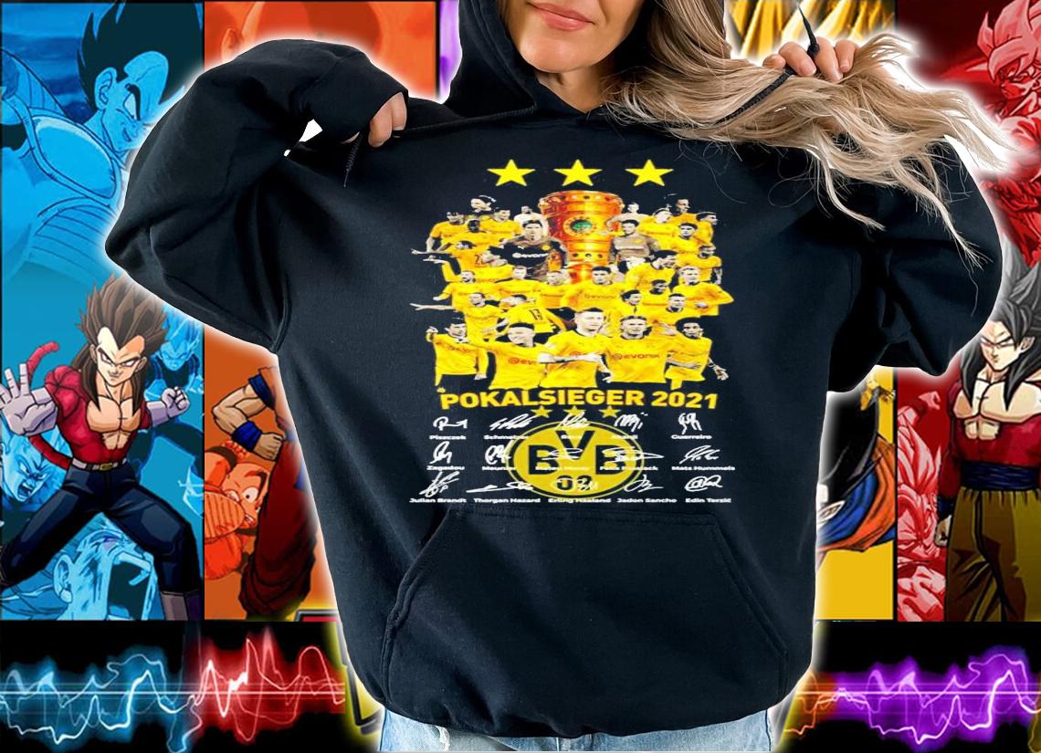 Pokalsieger 2021 all team signatures shirt hoodie