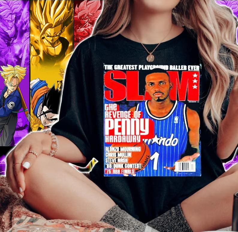 SLAM Penny Hardaway the revenge of penny hardaway t-shirt woman shirt