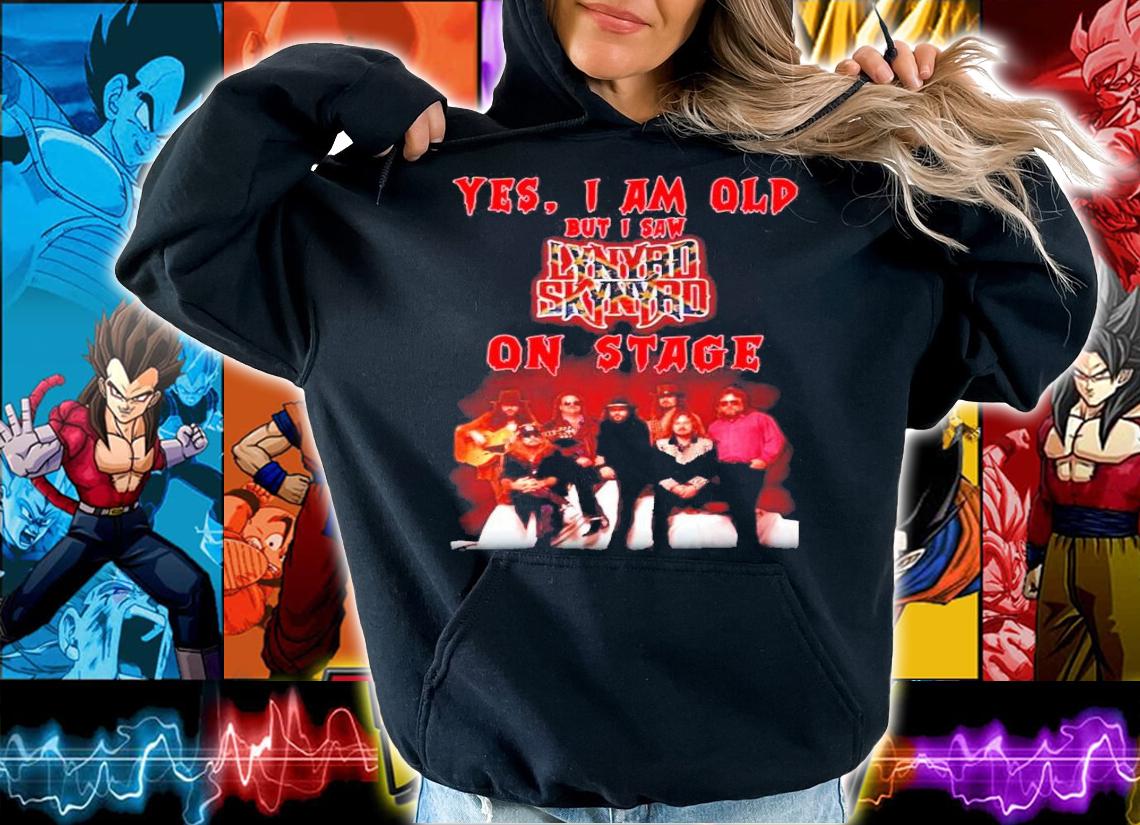Yes I am old but I saw Lynyrd Skynyrd on stage shirt