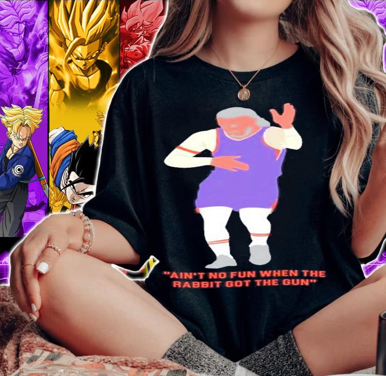 Aint no fun when the rabbit got the gun shirt woman shirt