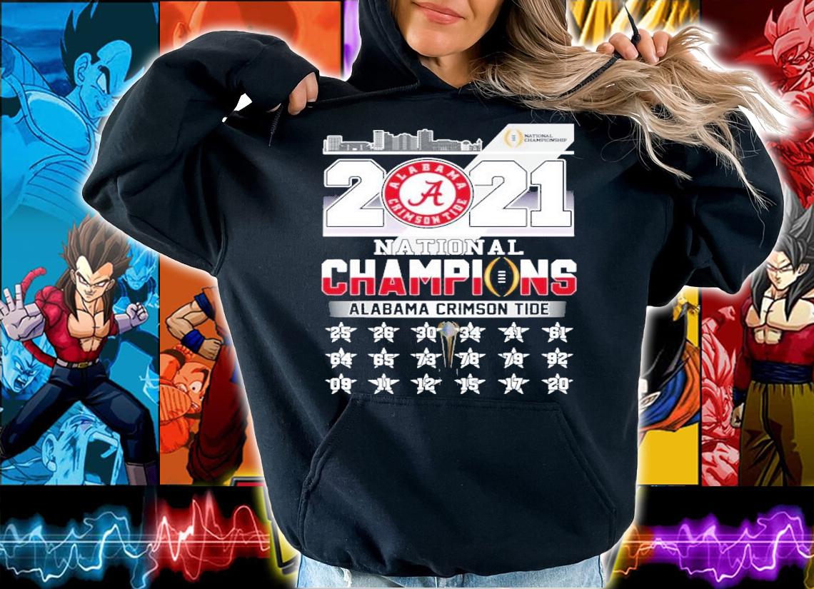 Alabama Crimson Tide national Champions Alabama Crison Tide 2021 shirt