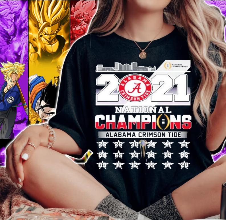 Alabama Crimson Tide national Champions Alabama Crison Tide 2021 shirt