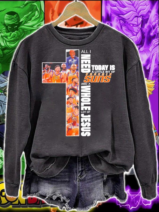 All I need today is a little bit of Phoenix Suns and a whole lot of Jesus shirt