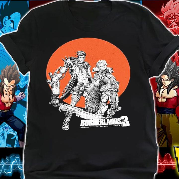 Borderlands 3 Calypso Twins Orange Sun T-shirt