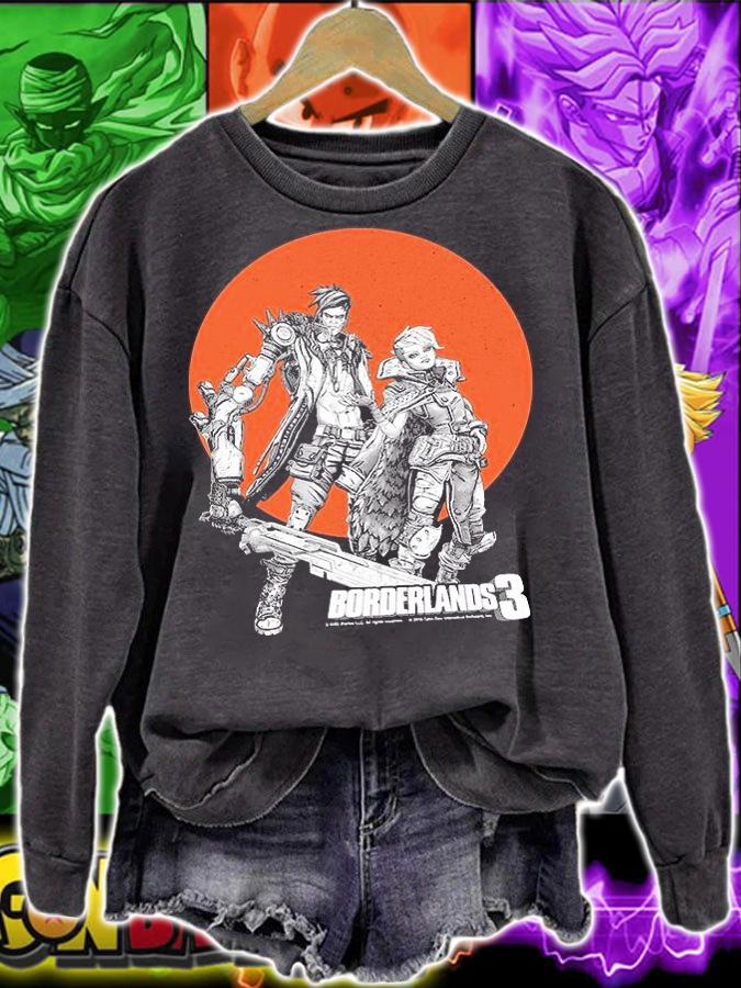 Borderlands 3 Calypso Twins Orange Sun T-shirt