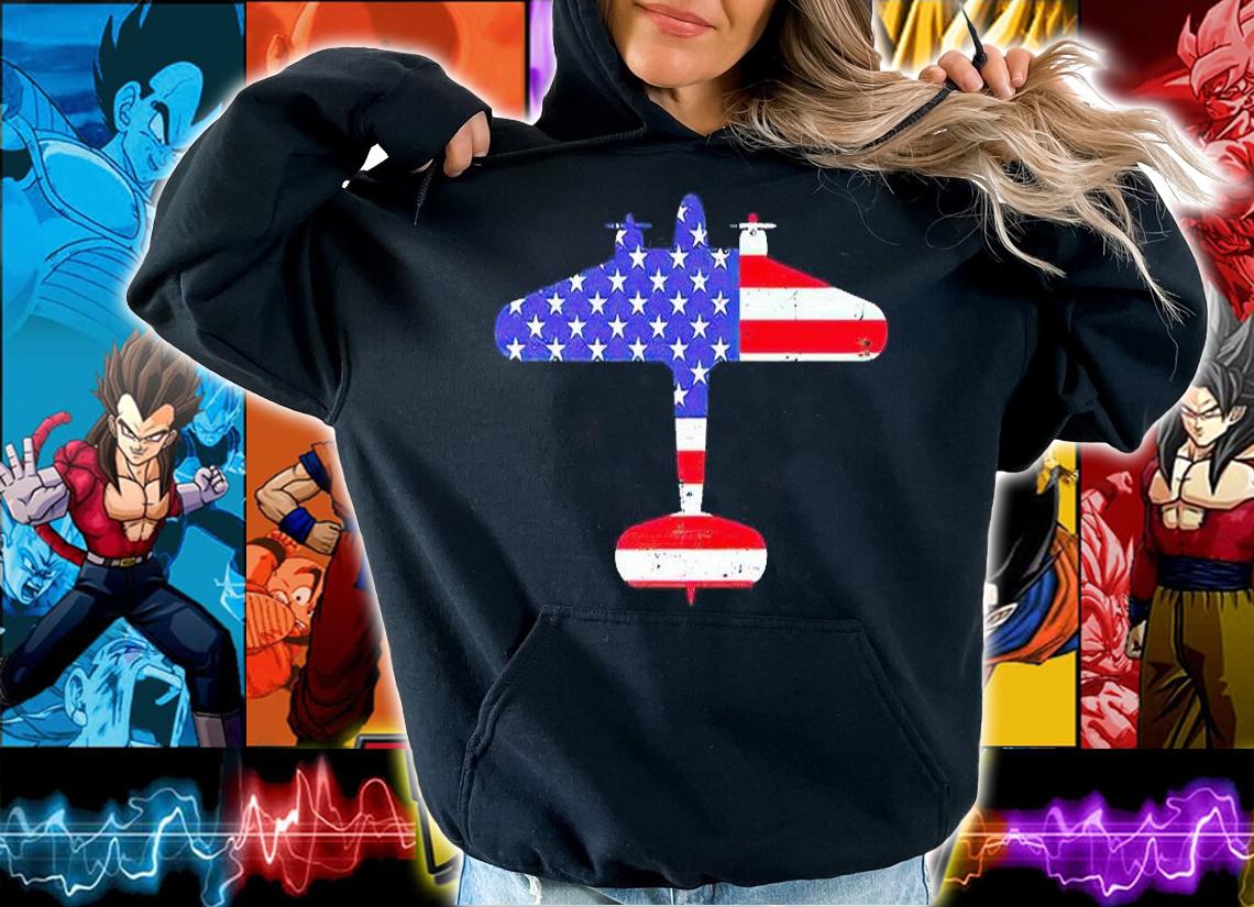 C130 Hercules Gunship Military Aircraft American Flag t-shirt hoodie